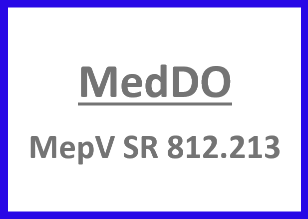 MedDO / MepV SR 812.213